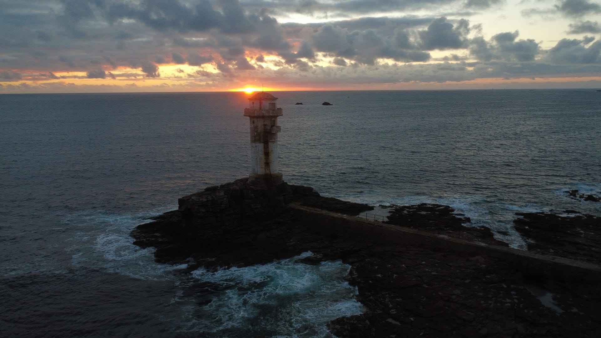 Prise de vue aérienne par drone en Bretagne