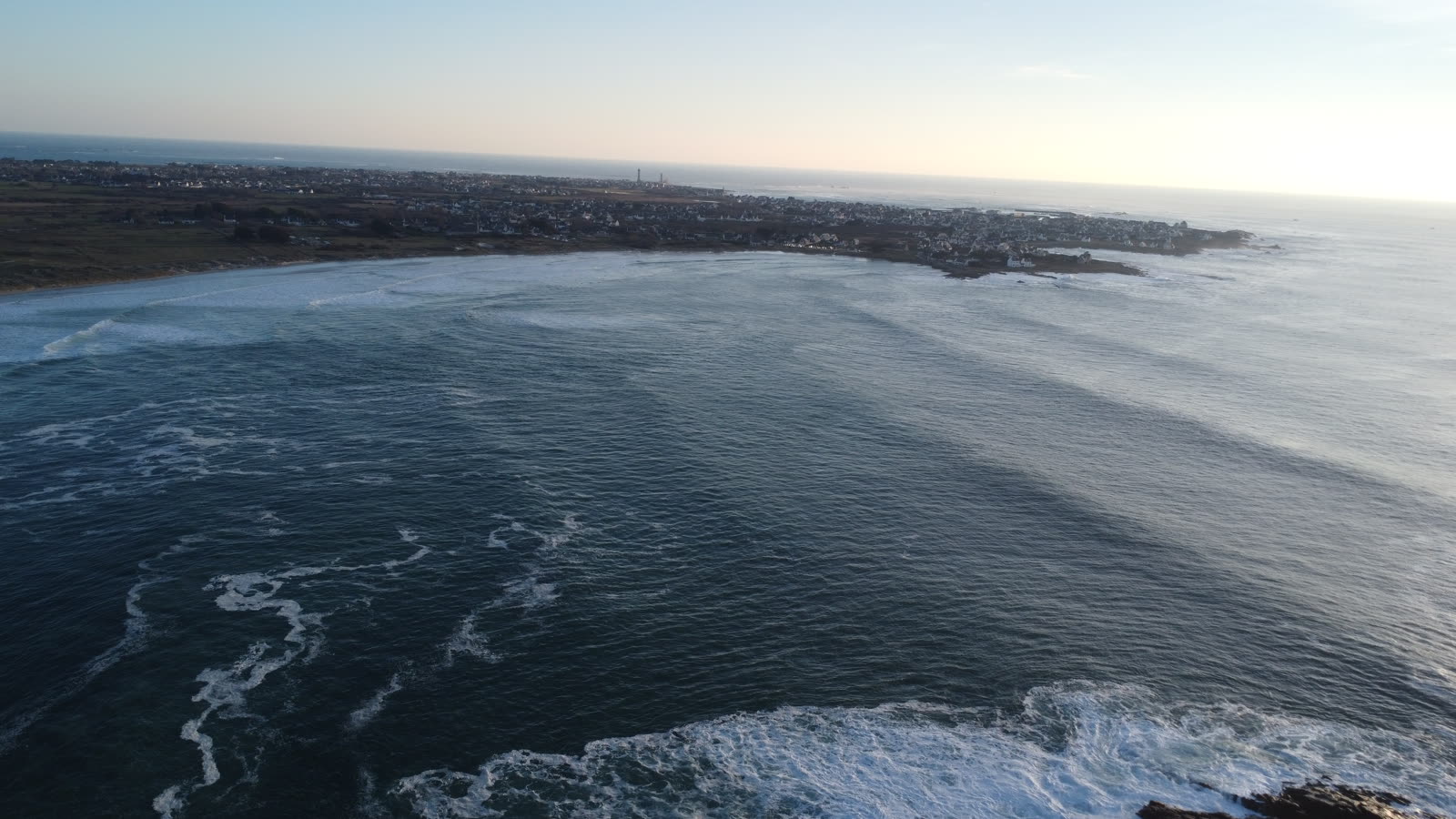 Prise de vue aérienne par drone en Bretagne — Paysage.