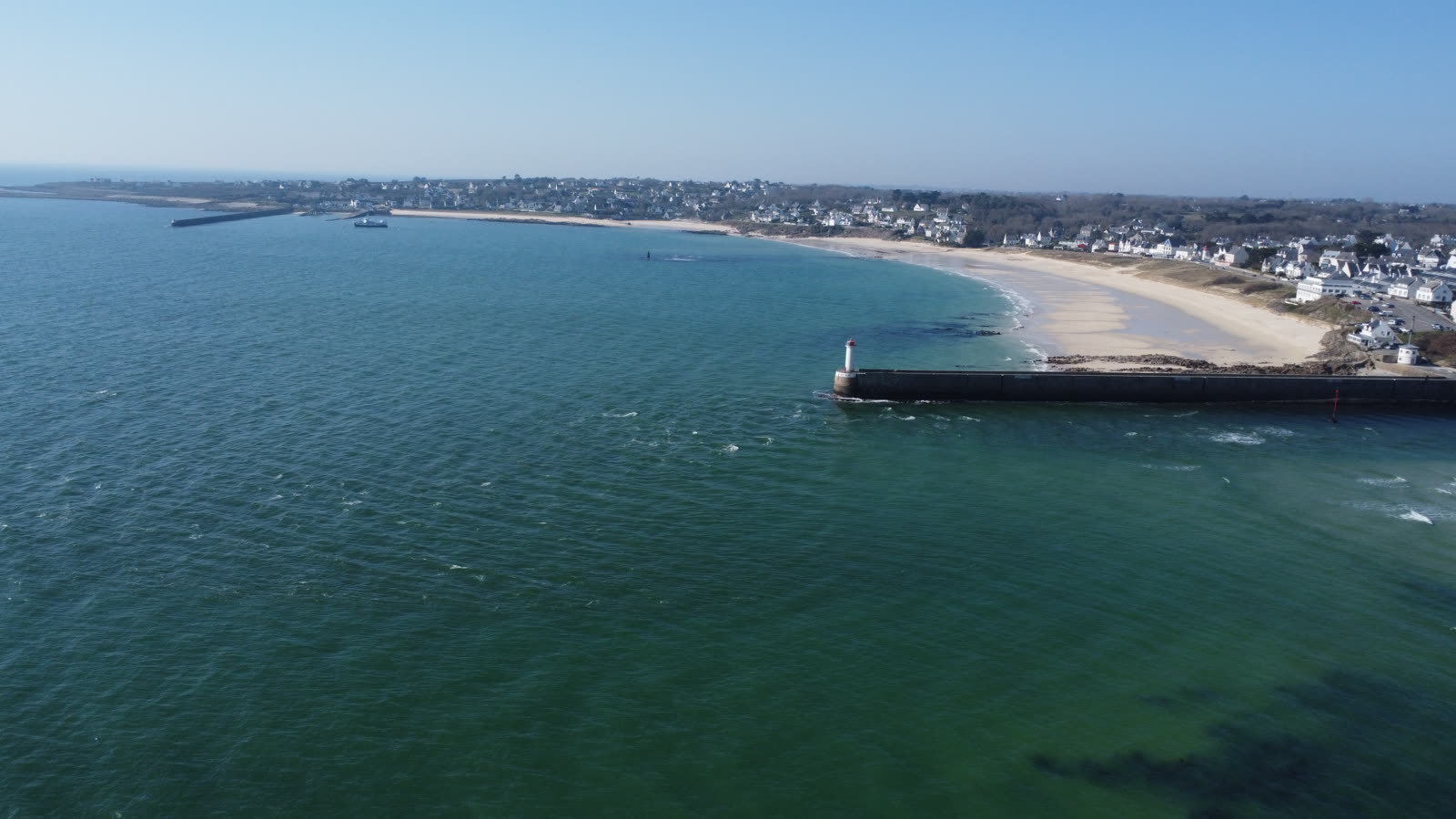 Prise de vue aérienne par drone en Bretagne — Paysage.